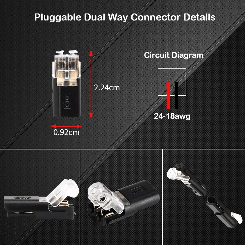 (š„Last Day Promotion - 49% off)2025Double-wire Plug-in Connector With Locking Buckle(The more you buy, the more discounts you get)